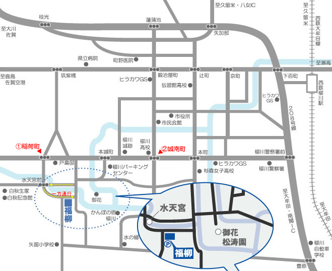 �M�� �����ߕӂ̒n�}